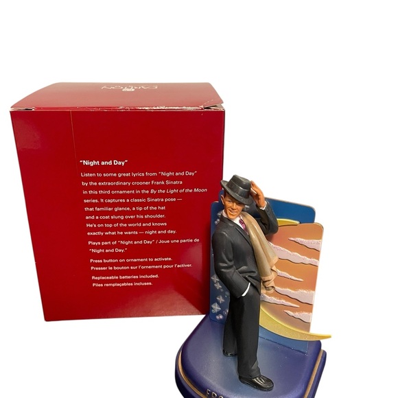Vintage Carlton Cards Heirloom Collection Frank Sinatra Musical Ornament Holiday - Picture 2 of 5